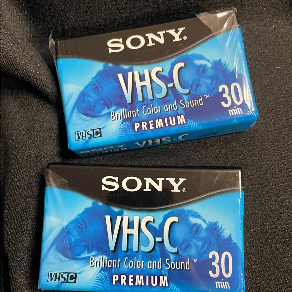 Sony VHS-C Premium Tapes TC-30VHGL (x 2)